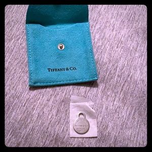 Tiffany silver necklace pendant